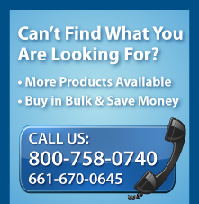 Can't find what you are looking for? More products available, Buy in Built & Save Money, Call Us: 1-800-758-0740 or 661-670-0645